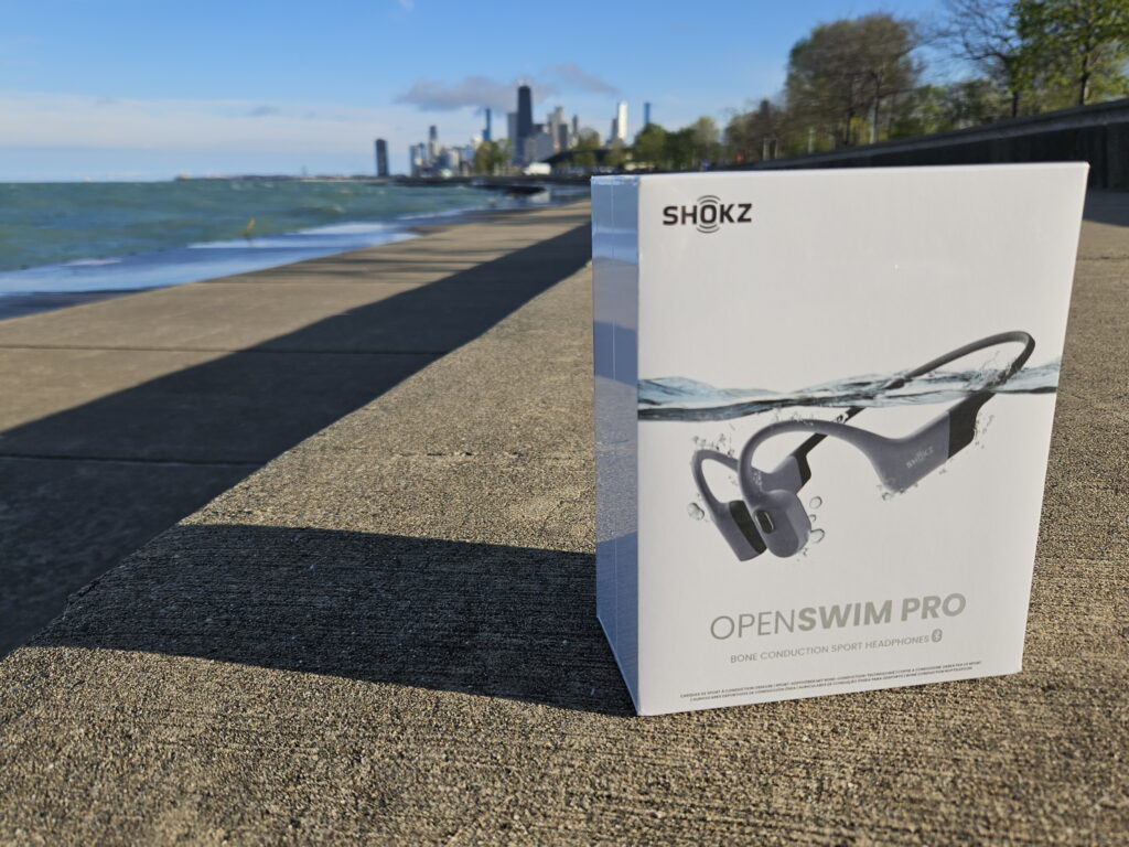 Shokz Openswim Pro at a favorite Open Water Swimming Site
